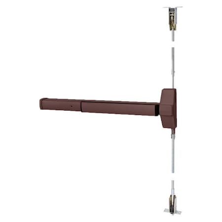 Corbin Russwin CVR Exit Device, Fire Rated, 613 Oil-Rubbed Dark Bronze, LHR, 36, SNB ED5800A-613-LHR-W036-M54